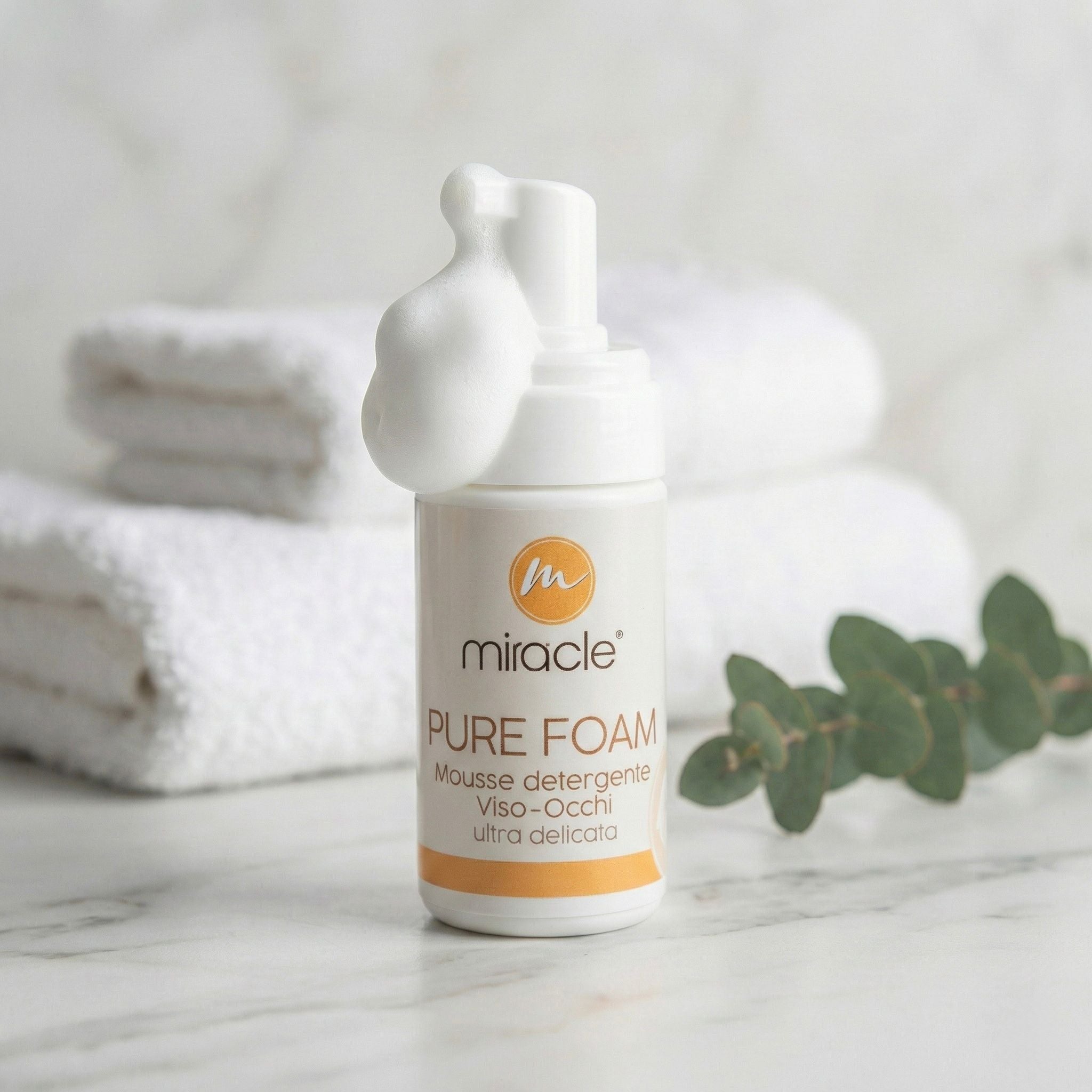 Pure Foam - Mousse detergente Viso/Occhi ultra delicata